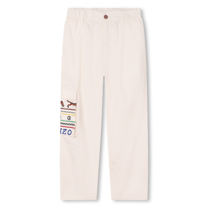 Pantalon en coton KENZO KIDS 
                    GARCON