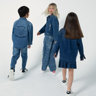 Jupe en denim pliss&eacute;e BILLIEBLUSH 
                    FILLE