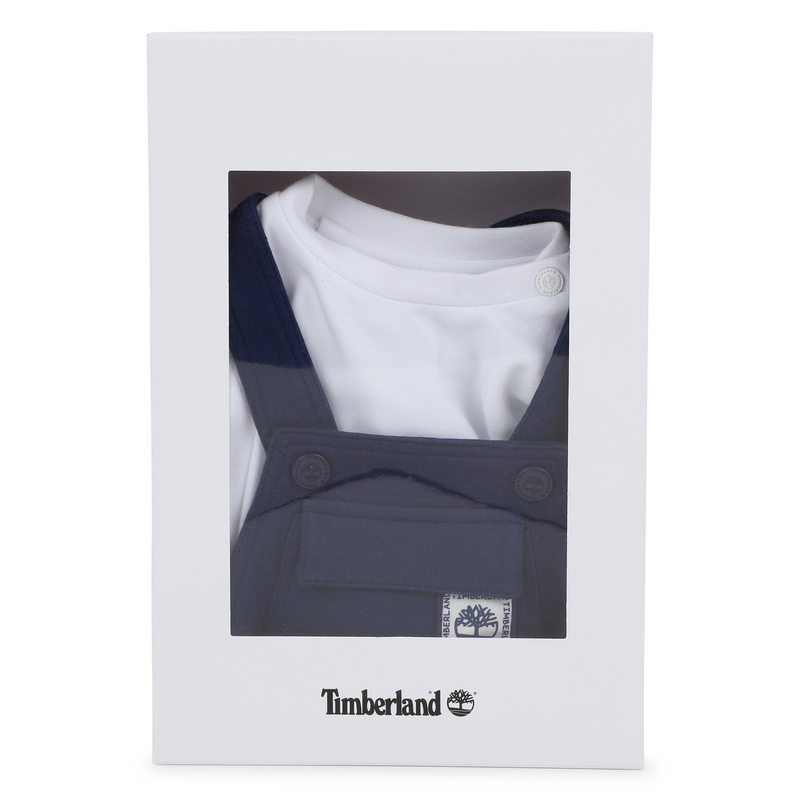 Ensemble T-shirt et salopette TIMBERLAND 
                    GARCON