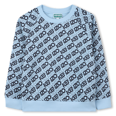 Sweat-shirt imprimé coton KENZO KIDS GARCON