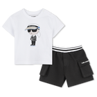 Ensemble short et T-shirt KARL LAGERFELD KIDS 
                    GARCON