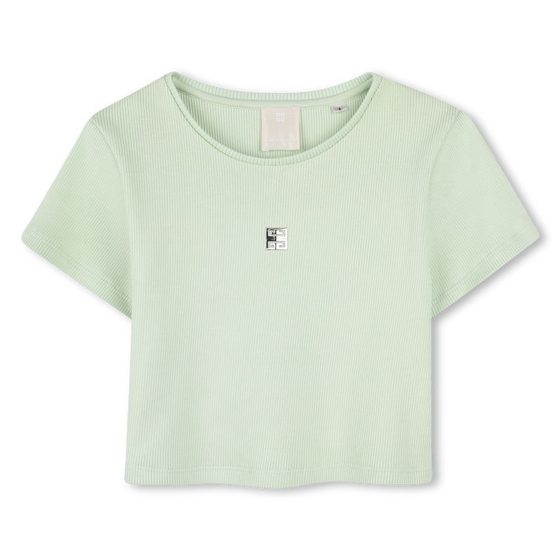 T-shirt uni avec broderie GIVENCHY 
                    FILLE