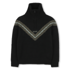 Pull avec col zipp&eacute; montant Hugo 
                    GARCON