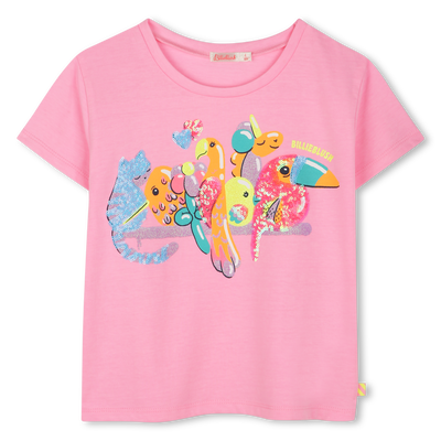 T-shirt avec imprim&eacute; orn&eacute; de sequins BILLIEBLUSH FILLE