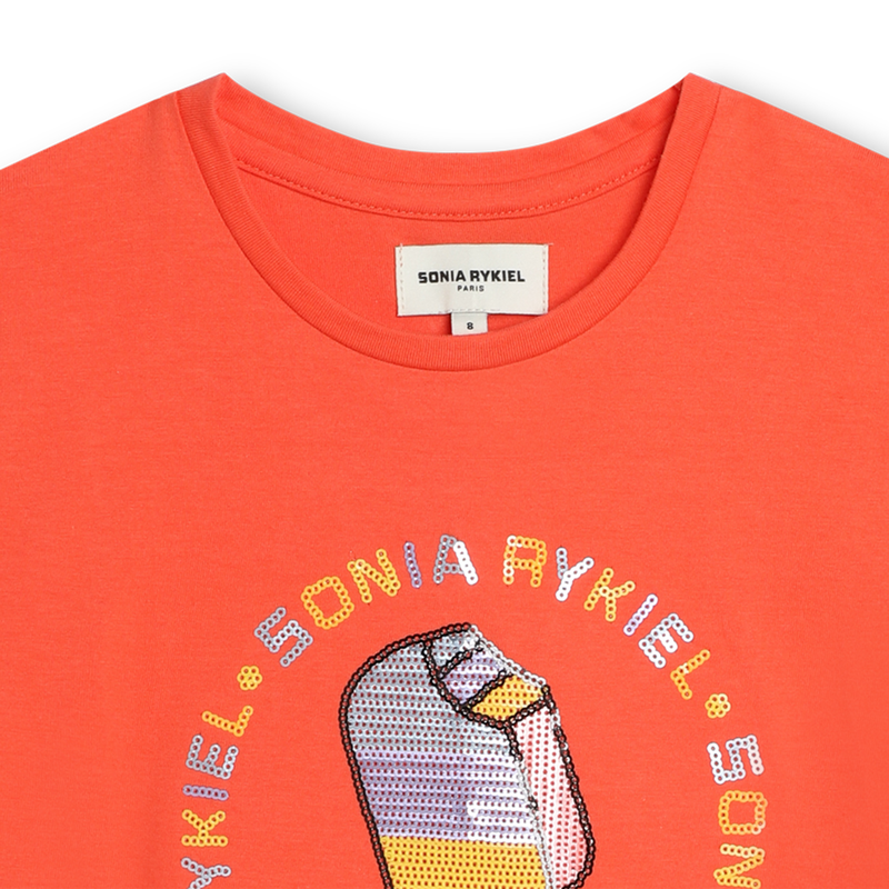 T-shirt à imprimé et sequins SONIA RYKIEL 
                    FILLE
