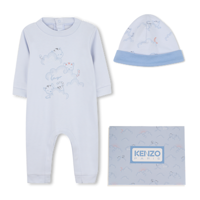 Ensemble combinaison + bonnet KENZO KIDS GARCON