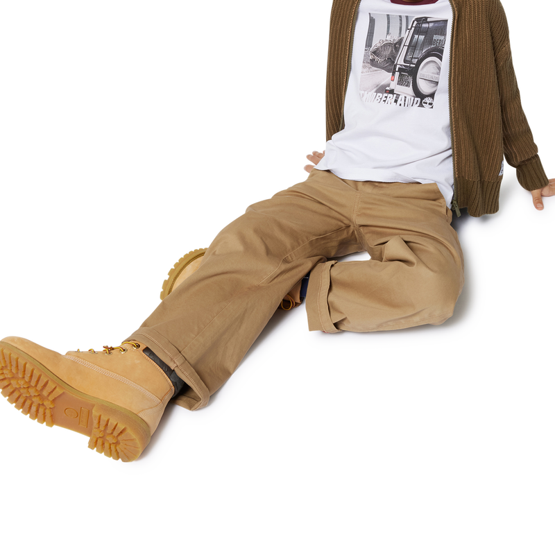 Bonnet brod&eacute; en tricot TIMBERLAND 
                        GARCON