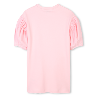 Robe droite manches bouffantes KENZO KIDS FILLE