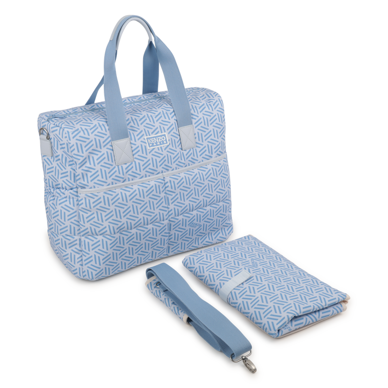Sac à langer matelassé en popeline imprimée KENZO KIDS 
                    UNISEXE