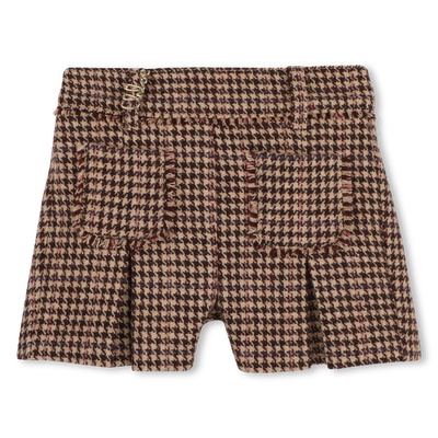 Short &agrave; carreaux CHLOE FILLE