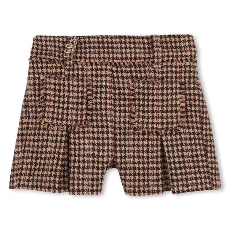 Short &agrave; carreaux CHLOE 
                        FILLE