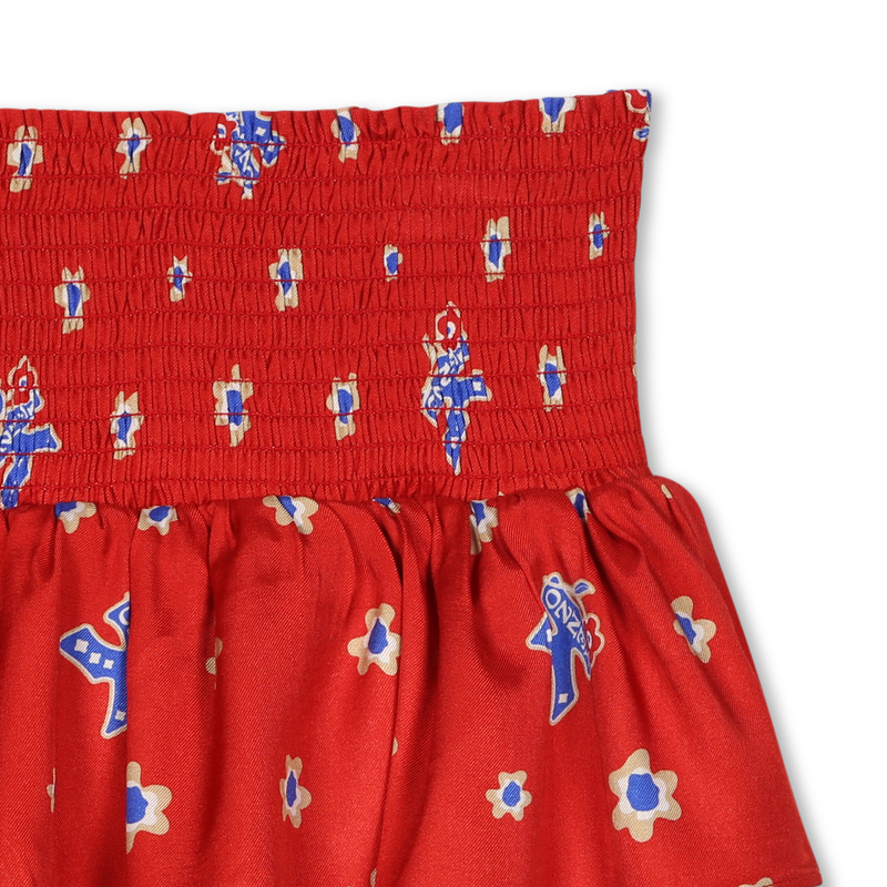 Jupe imprimée à volants KENZO KIDS 
                    FILLE