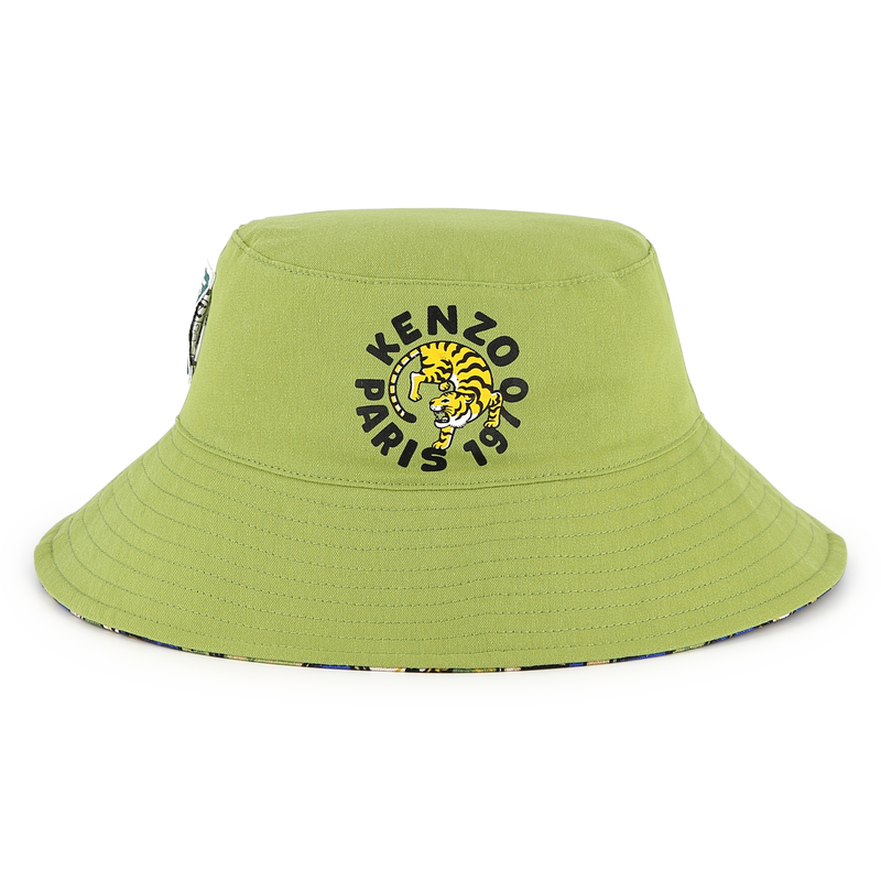 Bob réversible en coton KENZO KIDS 
                    UNISEXE