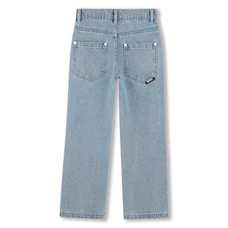 Jean ajustable orn&eacute; de sequins DKNY 
                        FILLE