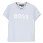 Tee-shirt manches courtes, BLEU TENDRE, hi-res