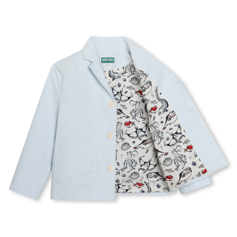 Veste de costume à rayures KENZO KIDS 
                    GARCON