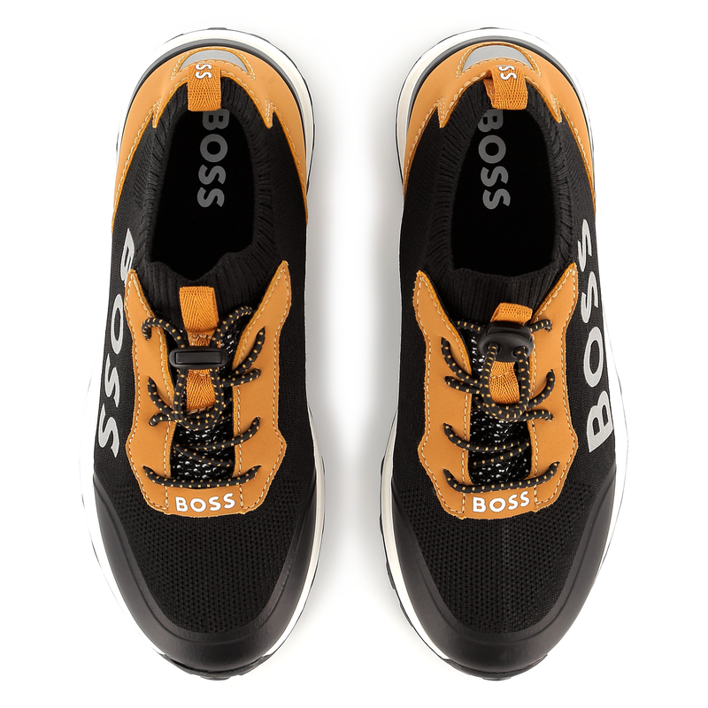 Baskets avec lacets &eacute;lastiqu&eacute;s BOSS 
                        GARCON