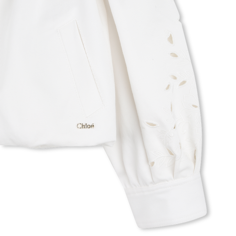 VESTE BRODERIES FLORALES CHLOE 
                        FILLE