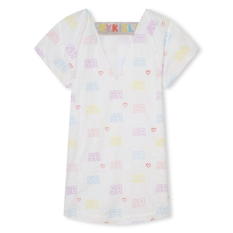 Robe en percale brodée SONIA RYKIEL 
                    FILLE
