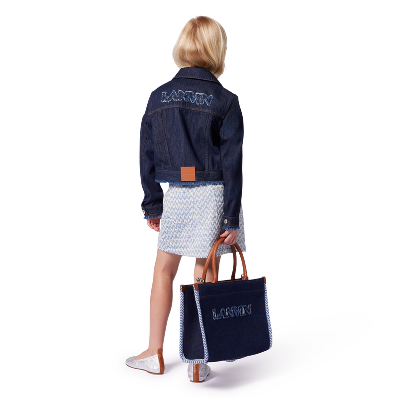 Blouson court en jean LANVIN 
                    FILLE