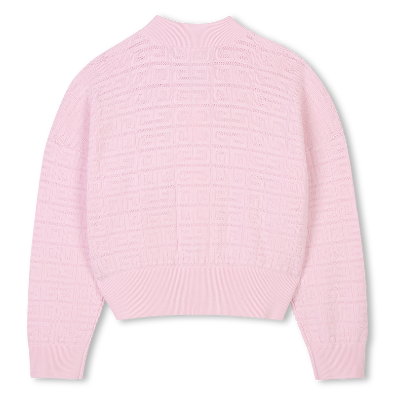 Cardigan pressionné en tricot GIVENCHY 
                    FILLE