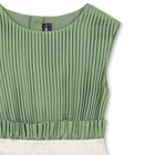 Robe manches courtes plissee KARL LAGERFELD KIDS 
                    FILLE
