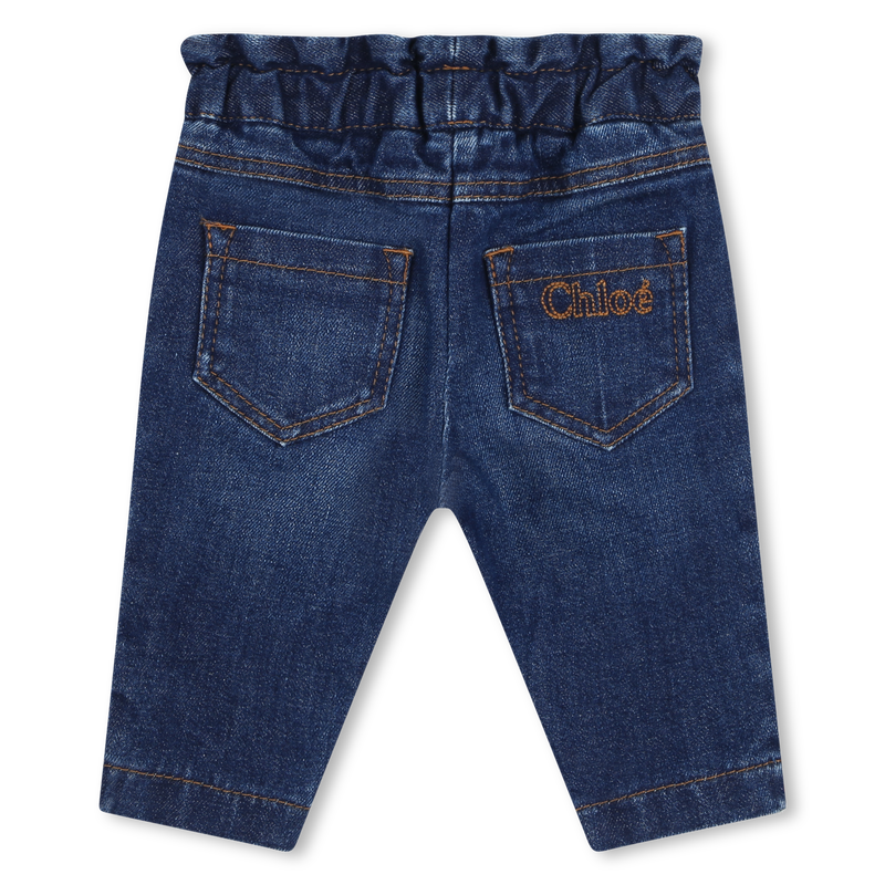 Jean avec tresses et boutons CHLOE 
                    FILLE