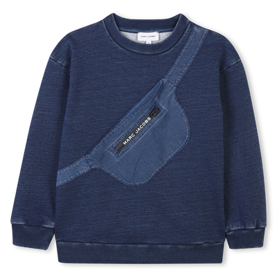 Sweat-shirt molleton imprim&eacute; MARC JACOBS GARCON