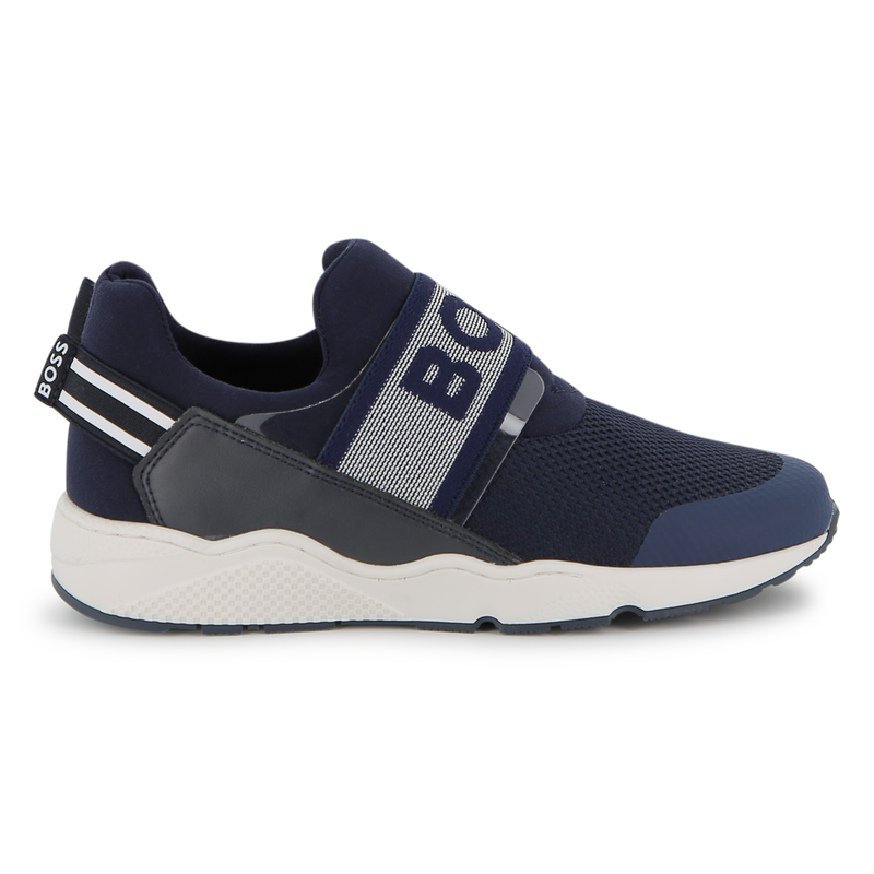 BASKETS EN CUIR DE VACHETTE BOSS 
                        GARCON