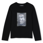 Tee-shirt manches longues KARL LAGERFELD KIDS 
                    FILLE