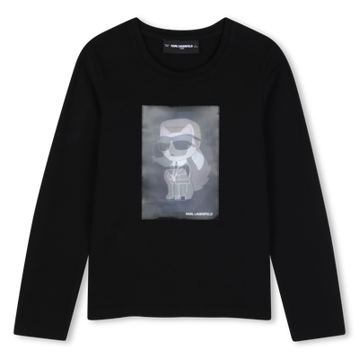Tee-shirt manches longues KARL LAGERFELD KIDS FILLE