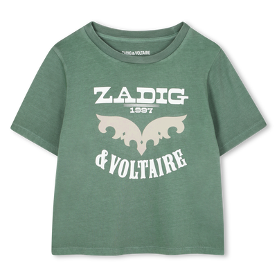 T-shirt coupe droite ZADIG & VOLTAIRE FILLE