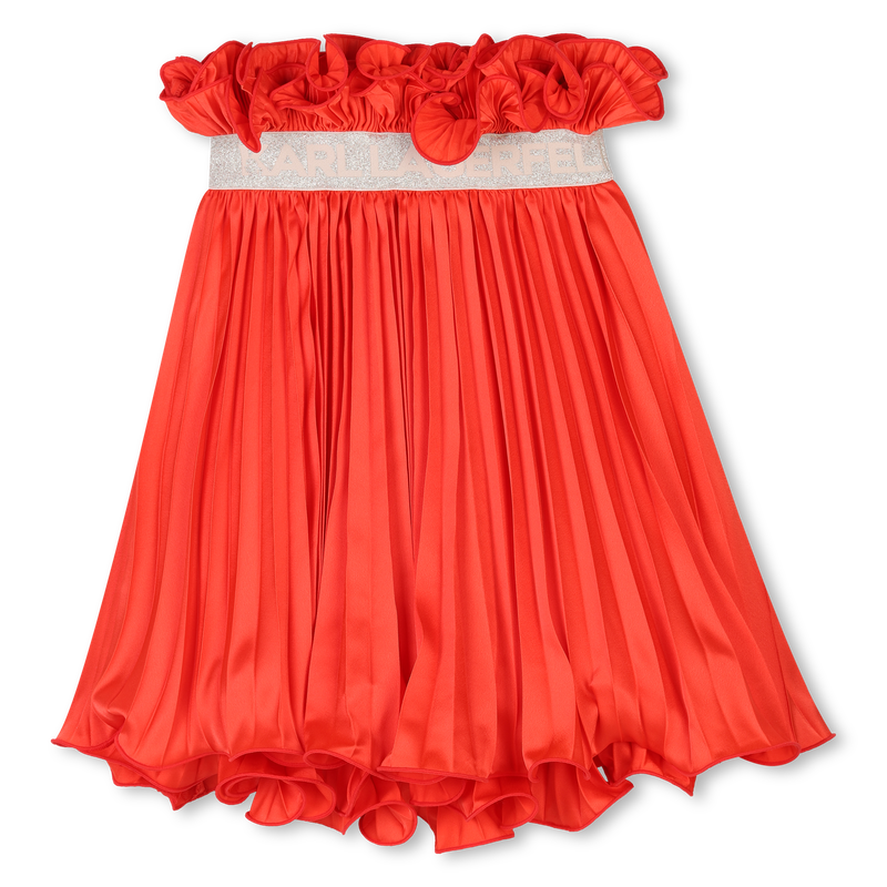 Jupe de c&eacute;r&eacute;monie pliss&eacute;e KARL LAGERFELD KIDS 
                        FILLE