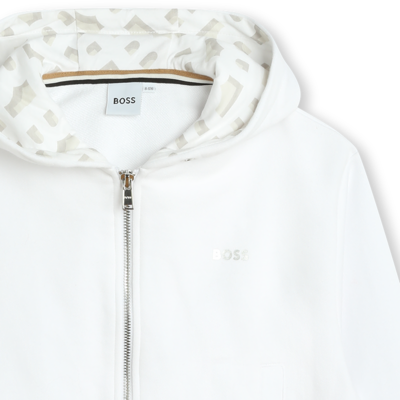 Cardigan molletonné à capuche BOSS 
                    FILLE