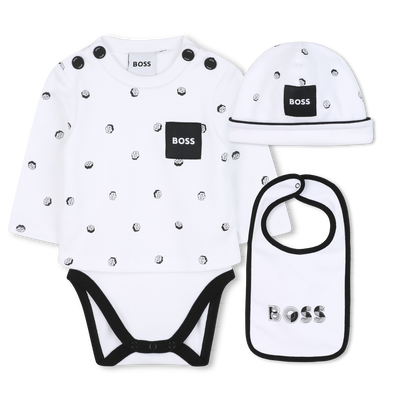 Ensemble body, bavoir et bonnet BOSS GARCON
