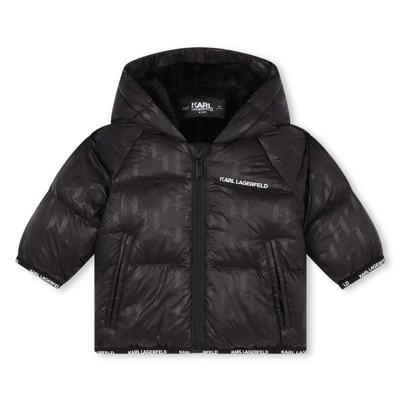 Doudoune à capuche KARL LAGERFELD KIDS 
                    GARCON