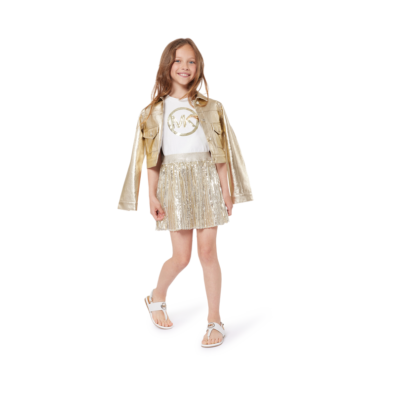 Robe de cérémonie bimatière MICHAEL KORS 
                    FILLE