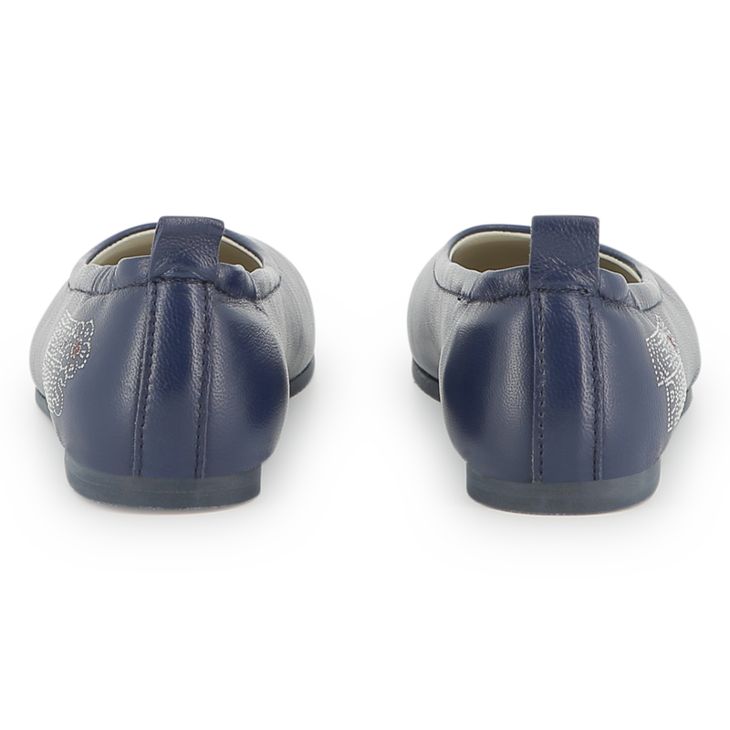 Ballerine en cuir de chèvre KENZO KIDS 
                    FILLE