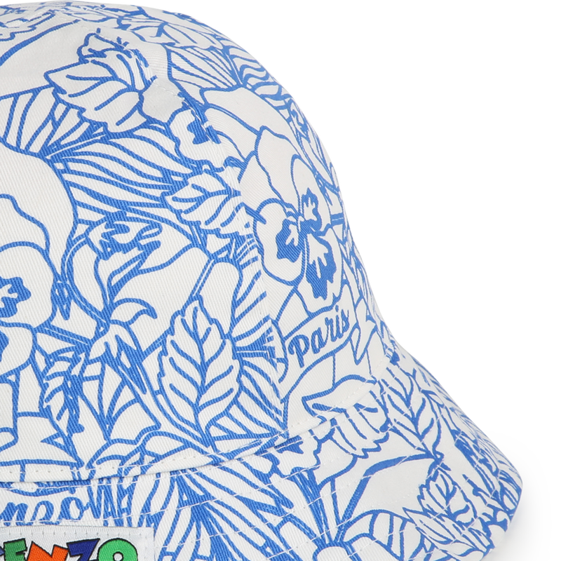 Bob imprimé en toile de coton KENZO KIDS 
                    UNISEXE