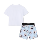 Ensemble Tee-shirt et short de bain KARL LAGERFELD KIDS 
                    GARCON