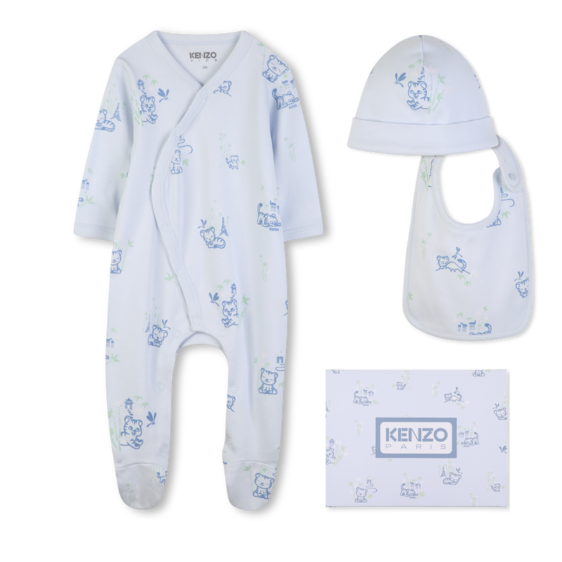 ENSEMBLE PYJAMA, BONNET ET BAVOIR KENZO KIDS 
                        GARCON