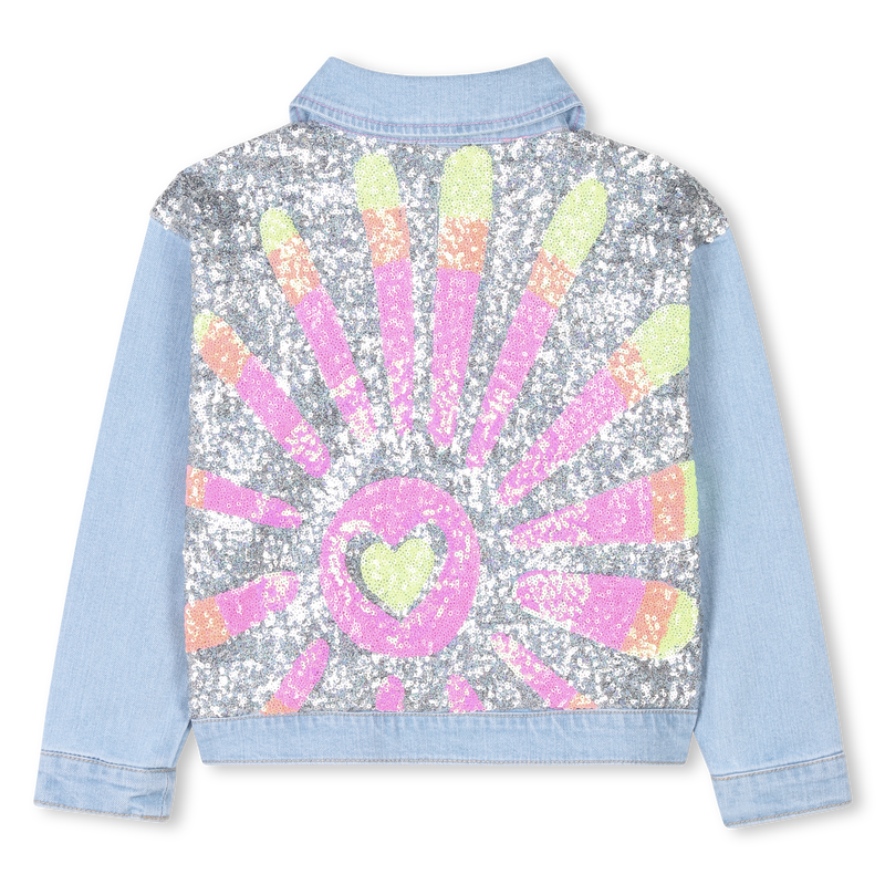 Veste en jean ornée de sequins BILLIEBLUSH 
                    FILLE