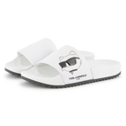 Claquettes avec imprim&eacute; relief KARL LAGERFELD KIDS 
                    FILLE