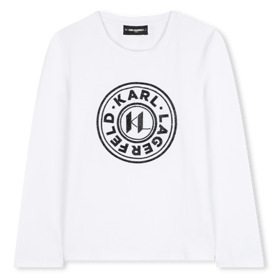 T-shirt à manches longues KARL LAGERFELD KIDS FILLE