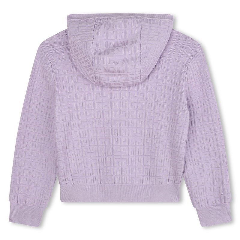 Cardigan à capuche en tricot GIVENCHY 
                    FILLE