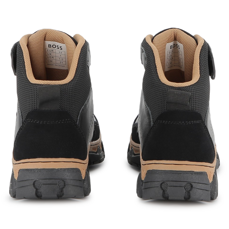 Bottine en mix matière BOSS 
                        GARCON