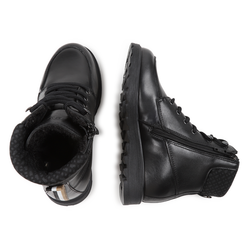 Bottines à lacets et fermeture  zipée BOSS 
                    GARCON