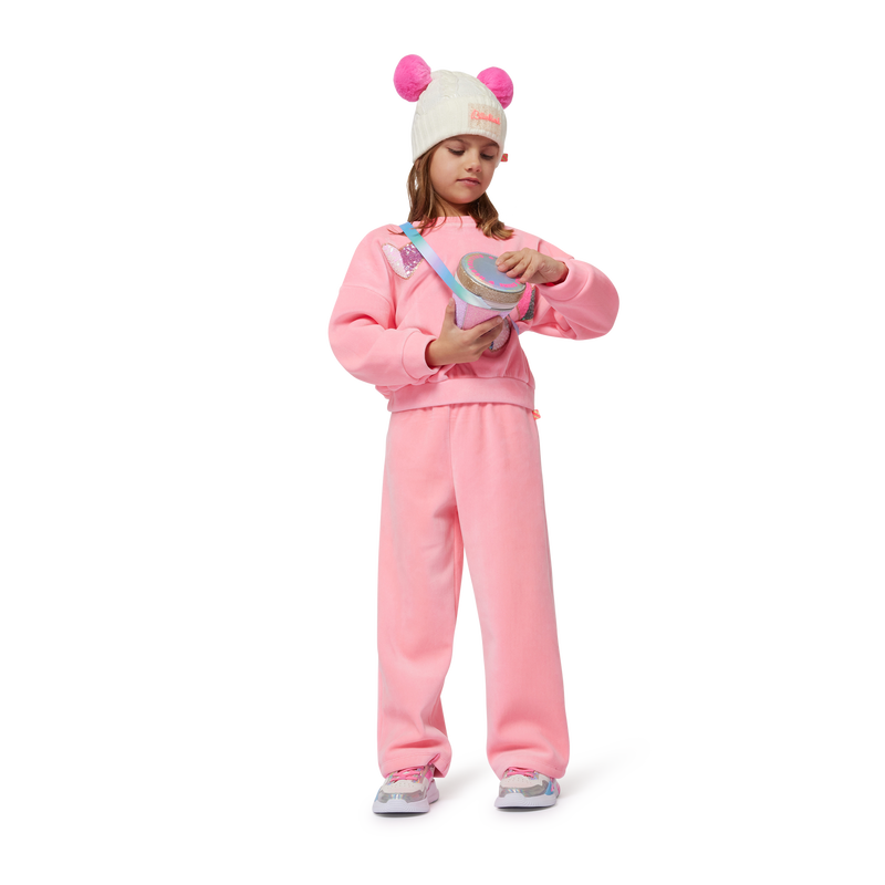 Bonnet à pompons avec torsades BILLIEBLUSH 
                    FILLE