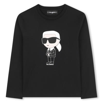 T-shirt à manches longues KARL LAGERFELD KIDS GARCON