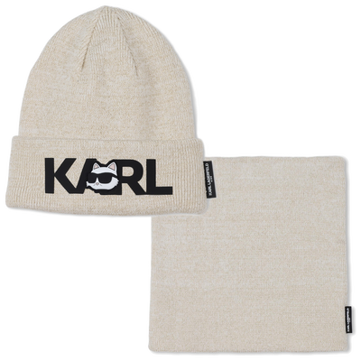 Ensemble bonnet + tour de cou KARL LAGERFELD KIDS FILLE